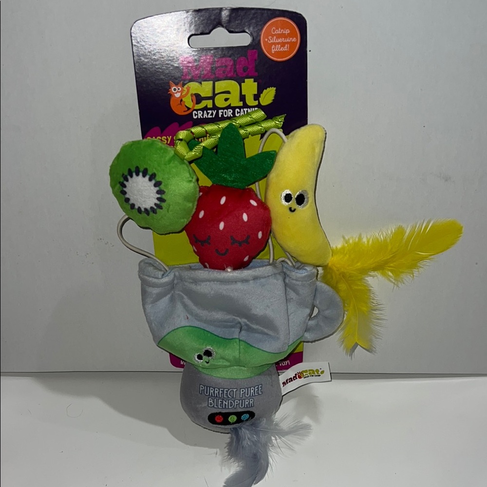 Fruit and Blender Catnip Doorknob Toy Set -